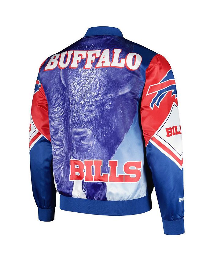 Chalk Line Men's Royal Buffalo Bills Fanimation Satin FullSnap Jacket
