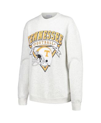 Women's Ash Tennessee Volunteers Logo Pullover Sweatshirt