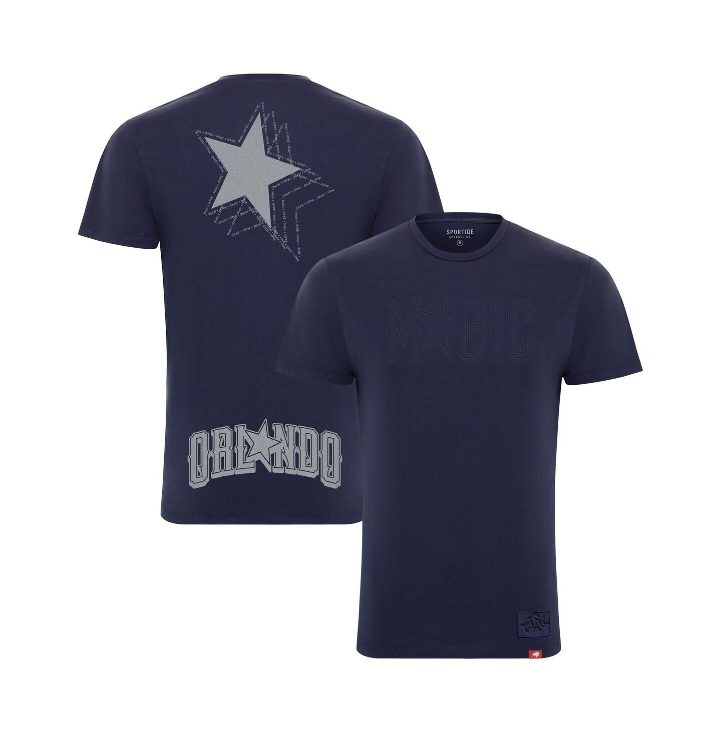 Футболка Sportiqe Heather Navy Orlando Magic x Jefre 2023/24 City Edition Bingham — фото 1