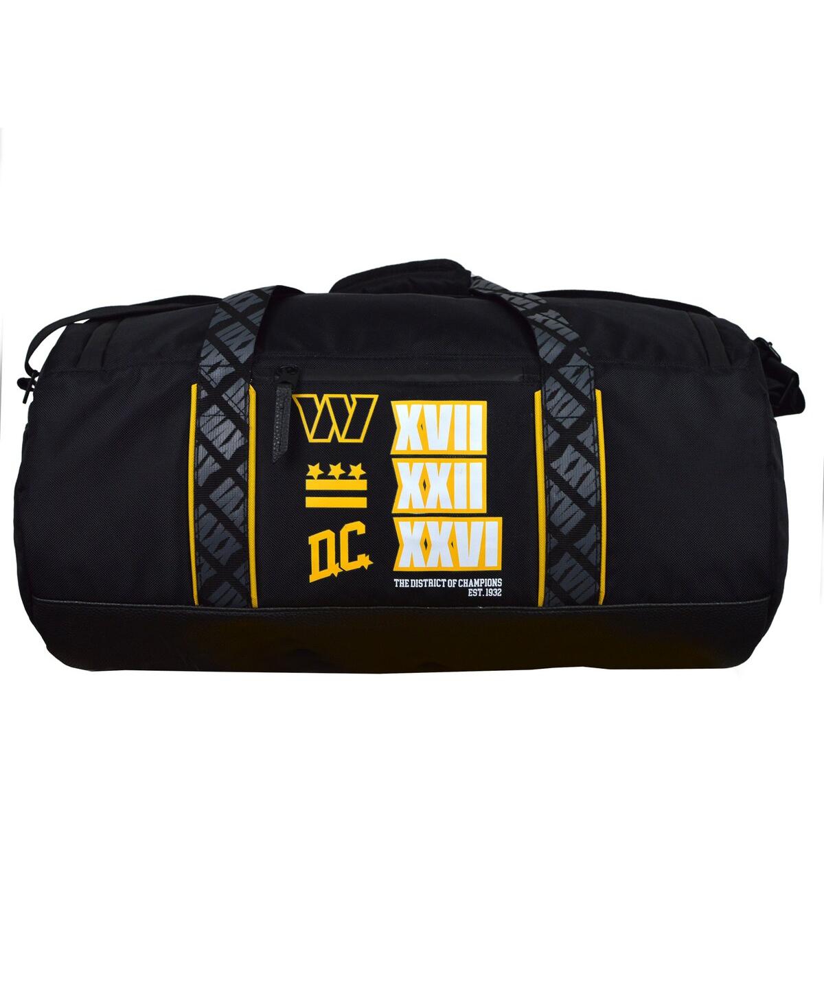 Dc ProperWashington Commanders Jetsetter Duffel Bag - Black