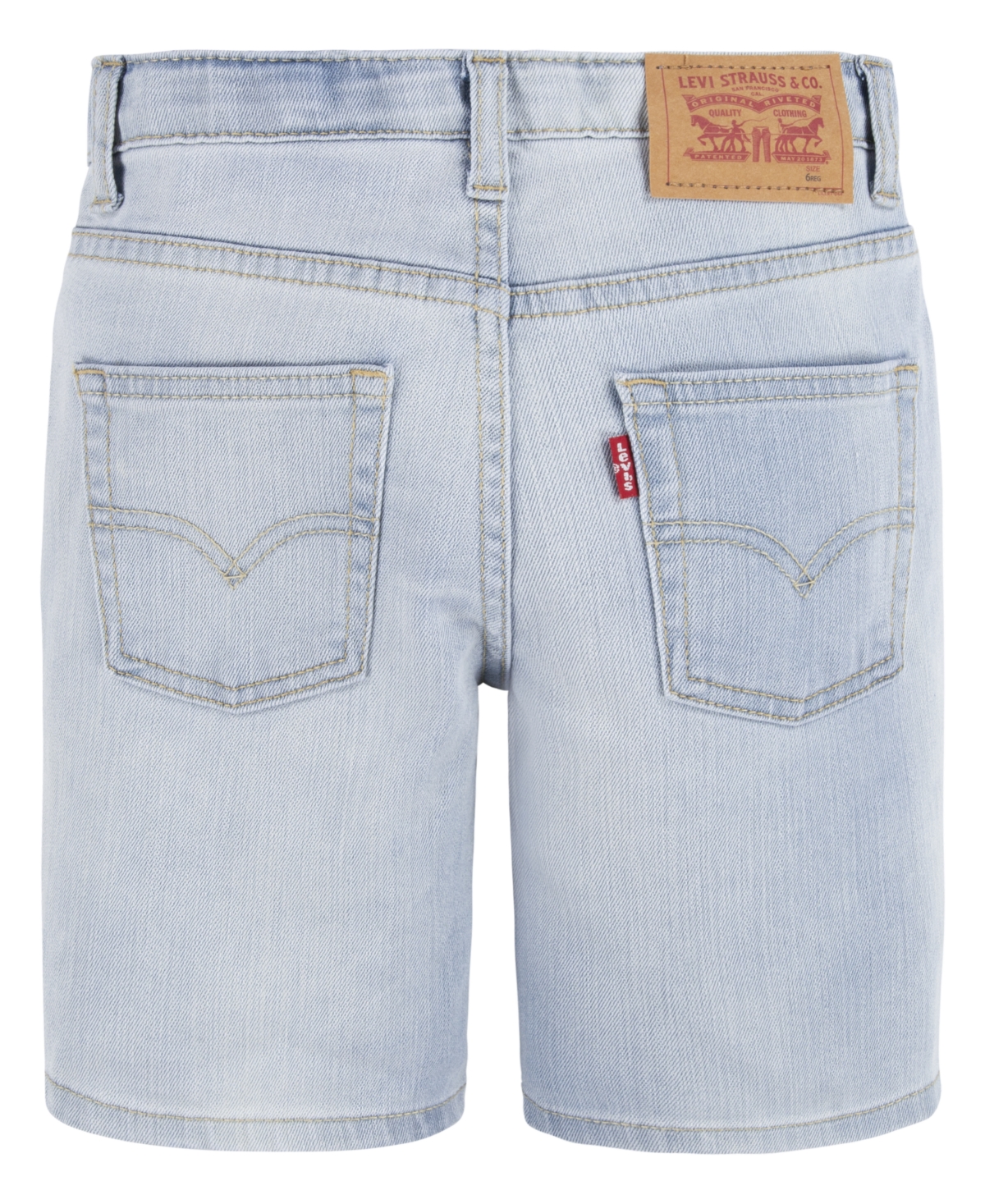 LEVI'S LITTLE BOYS SLIM FIT PERFORMANCE SHORTS 