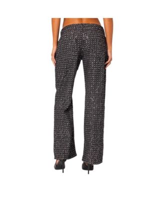 Women's Nyah sequin loose fit jeans