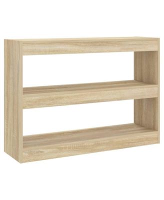Book Cabinet/Room Divider Sonoma Oak 39.4"x11.8"x28.3"