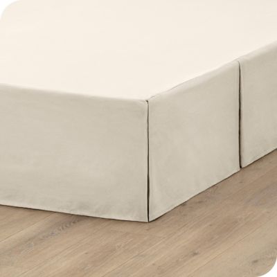 Tailored Microfiber Pleated Bedskirt, Full