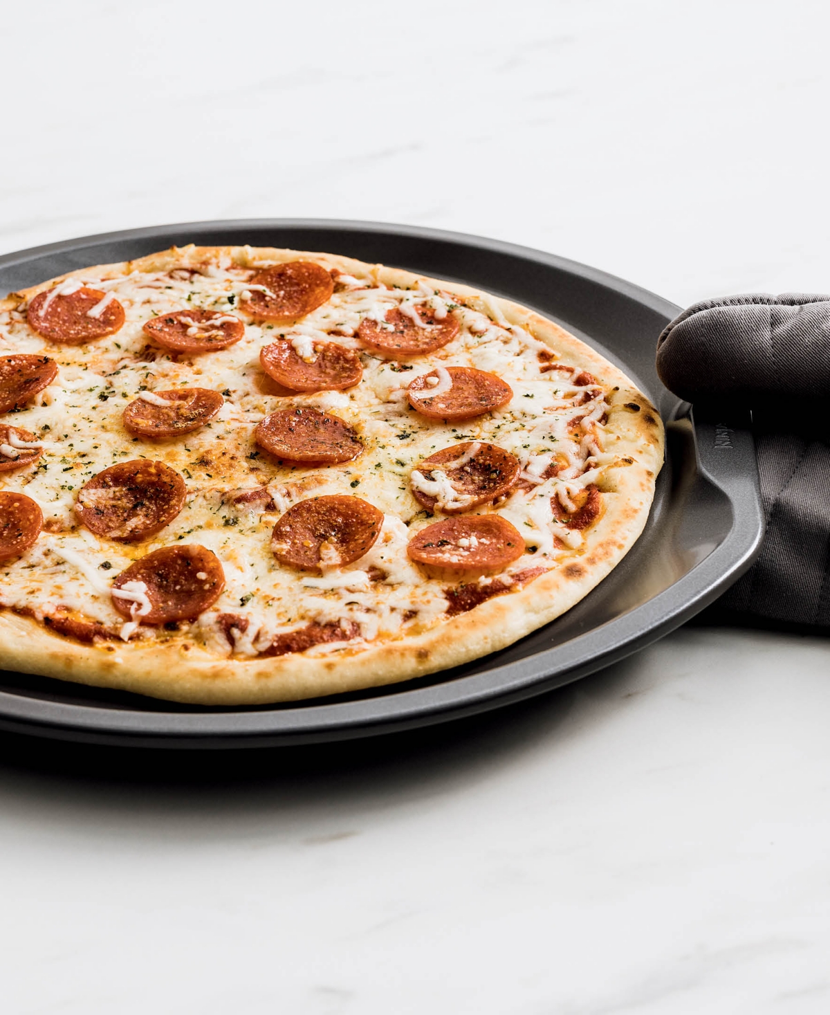 Shop Ninja Foodi Neverstick Premium 13.75" Pizza Pan In Gray