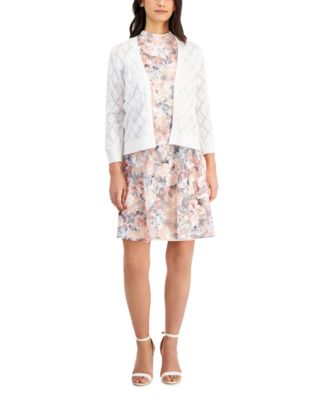 Robbie Bee - Women's Open-Front Long-Sleeve Shrug