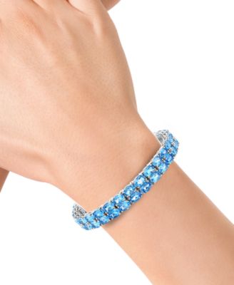 EFFY&reg; Amethyst Tennis Bracelet (25-1/3 ct. t.w.) in Sterling Silver. (Also available in Citrine & Blue Topaz)