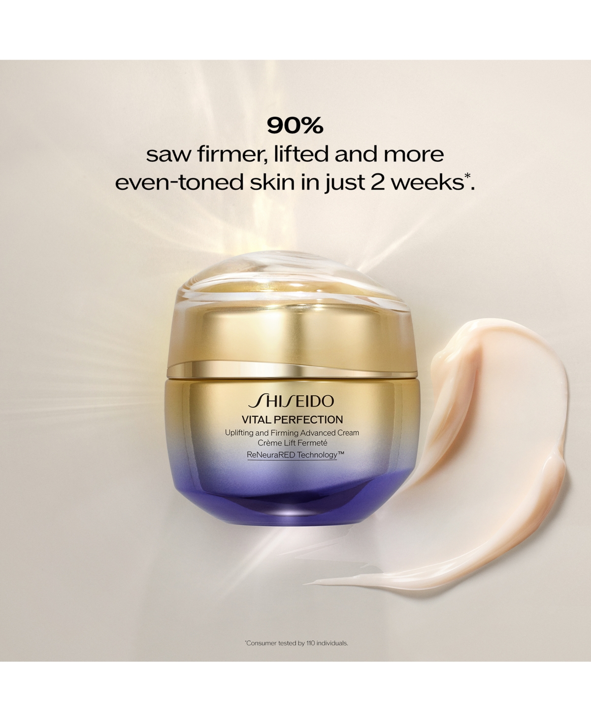 Shop Shiseido Vital Perfection Uplifting & Firming Advanced Cream, 1.7 Oz. In No Color