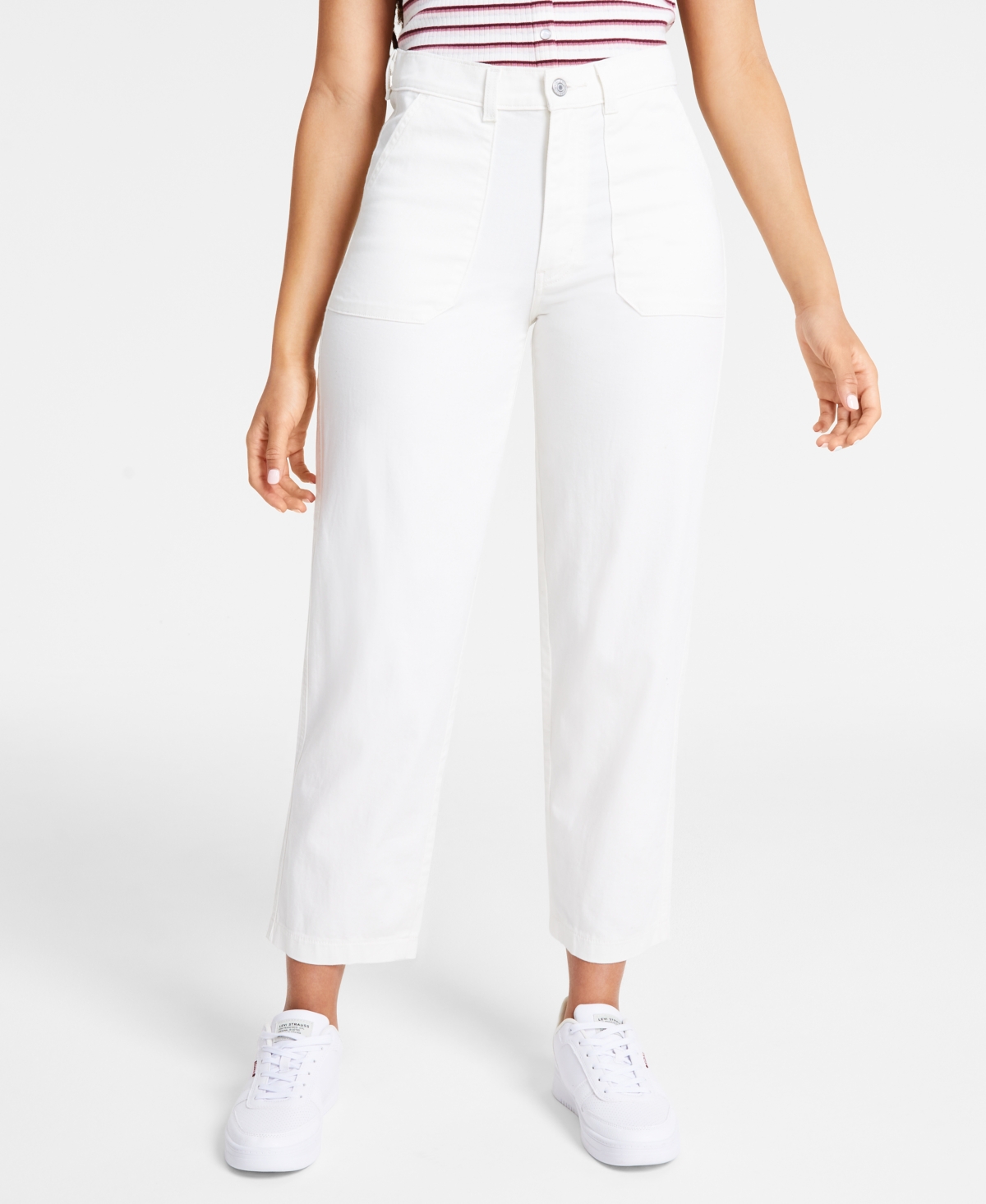 Levi's Women's Utility Pants In White