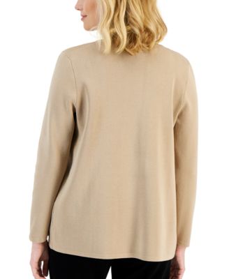 Petite Newport Open-Front Cardigan