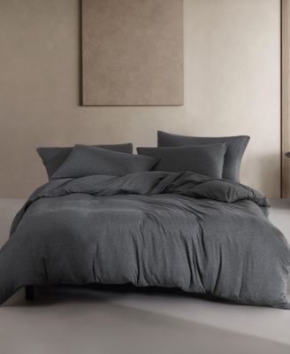 Melange Tencel Jersey 3 Piece Duvet Cover Set Queen