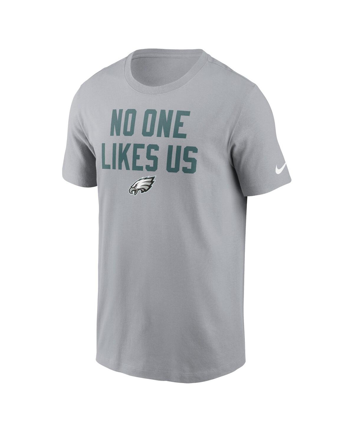 Shop Nike Men's  Gray Philadelphia Eagles Local T-shirt