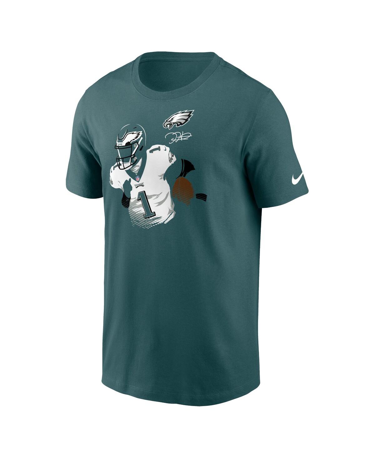 Nike Jalen Hurts Midnight Green Philadelphia Eagles Player Graphic T-shirt In Midnight Green