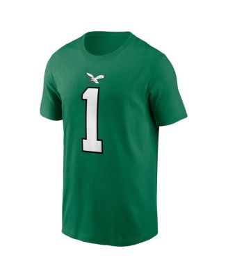Big Boys Jalen Hurts Kelly Green Philadelphia Eagles Player Name and Number T-shirt