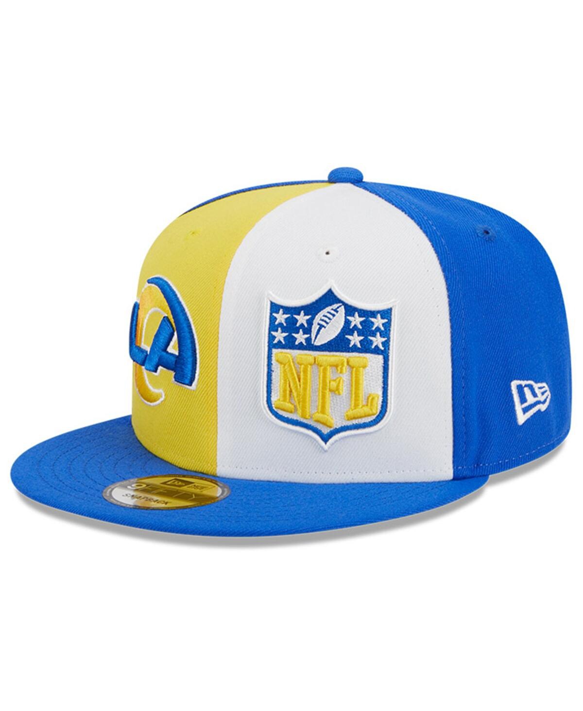 New Era Men's  Gold, Royal Los Angeles Rams 2023 Sideline 9fifty Snapback Hat In Gold,royal