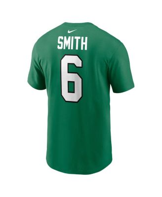 Men's DeVonta Smith Kelly Green Philadelphia Eagles Alternate Player Name and Number T-shirt