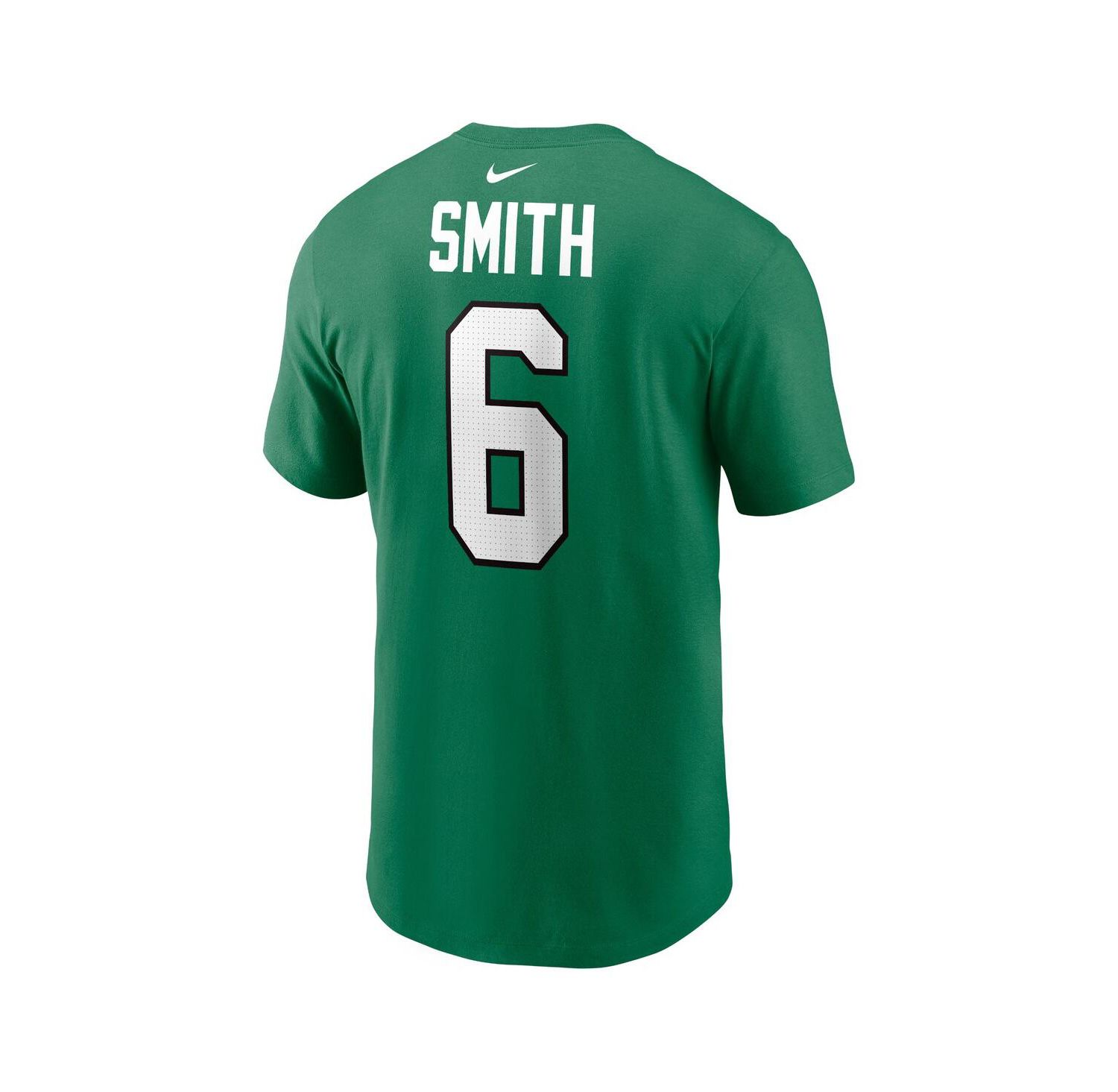 Men's DeVonta Smith Kelly Green Philadelphia Eagles Alternate Player Name and Number T-shirt