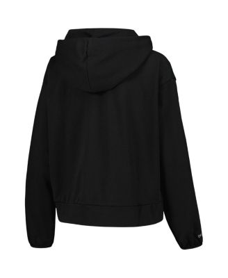 Women's Black Brooklyn Nets Courtside Standard Issue Performance Pullover Hoodie