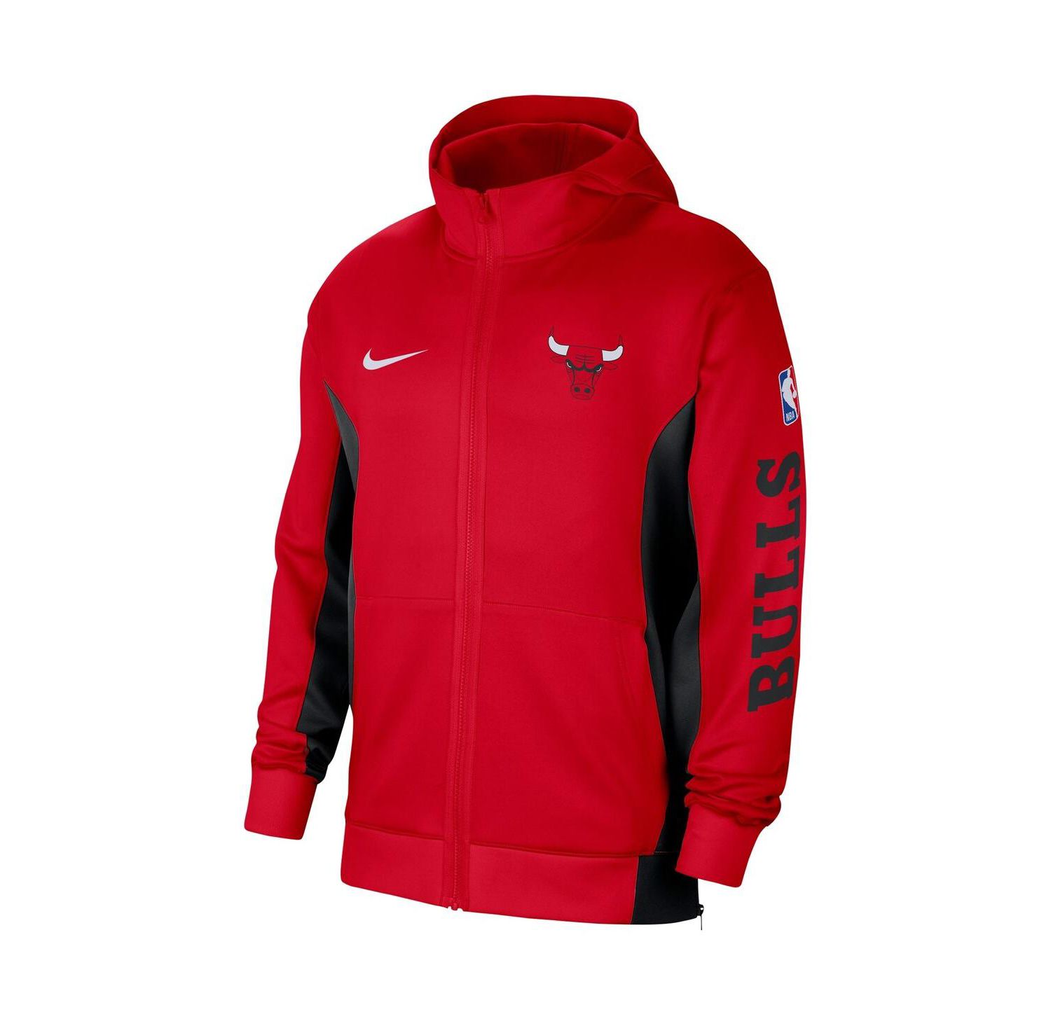 Men's Red Chicago Bulls 2023/24 Authentic Showtime Full-Zip Hoodie