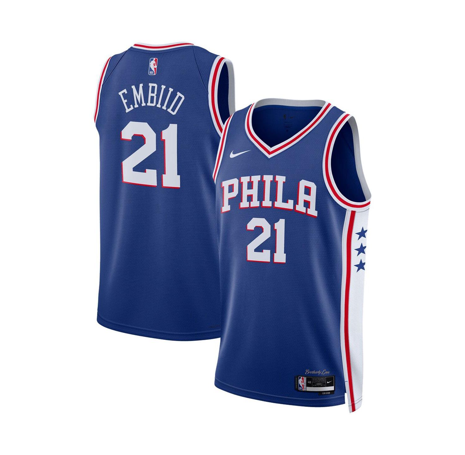 Men's and Women's Joel Embiid Philadelphia 76ers Swingman Jersey