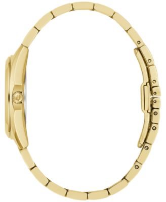 Women's Surveyor Diamond (1/20 ct. t.w.) Gold-Tone Stainless Steel Bracelet Watch 31mm