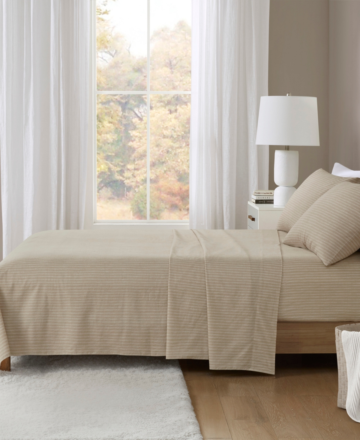 Beautyrest Extra Deep Pocket Cotton Flannel 4-Pc. Sheet Set