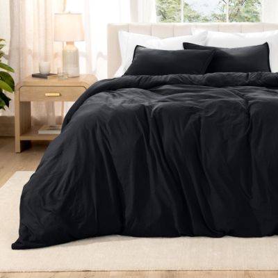 Ultra-Soft Sand washed Queen Duvet Cover & Sham Set