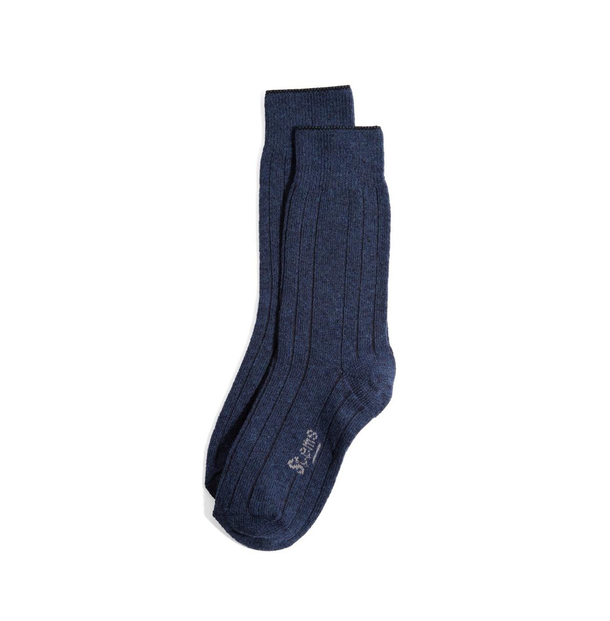 Lux Cashmere Wool Crew Socks - Grey