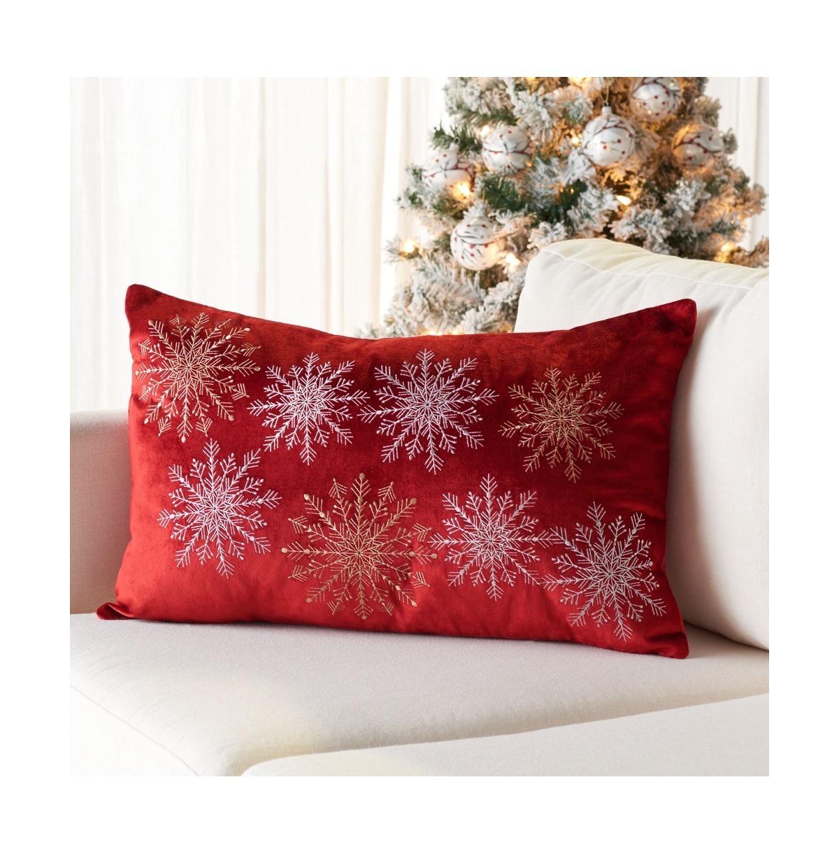 Cynthia Snowflake Pillow