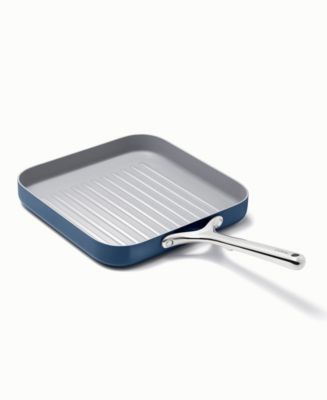 Caraway Non-Stick Ceramic-Coated 11" Square Grill Pan - Macy's (Navy)