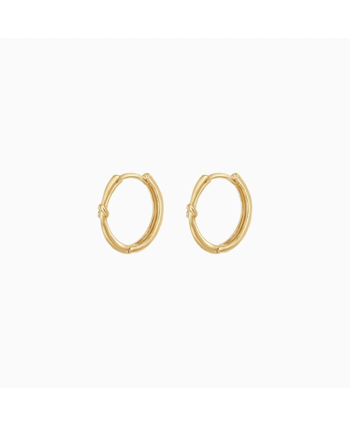 Hannah Tangled Hoop Earrings - Gold