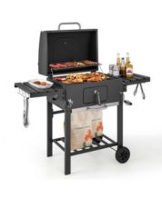 1600W Portable Electric BBQ Grill with Removable Non-Stick Rack-Black | Costway