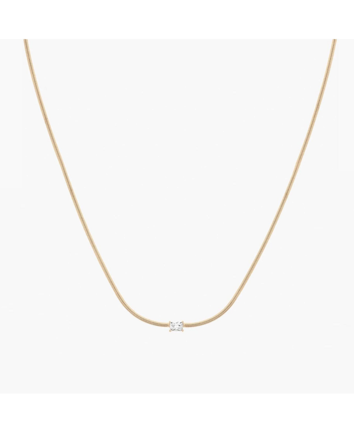 Sena Pendant Snake Necklace - Gold