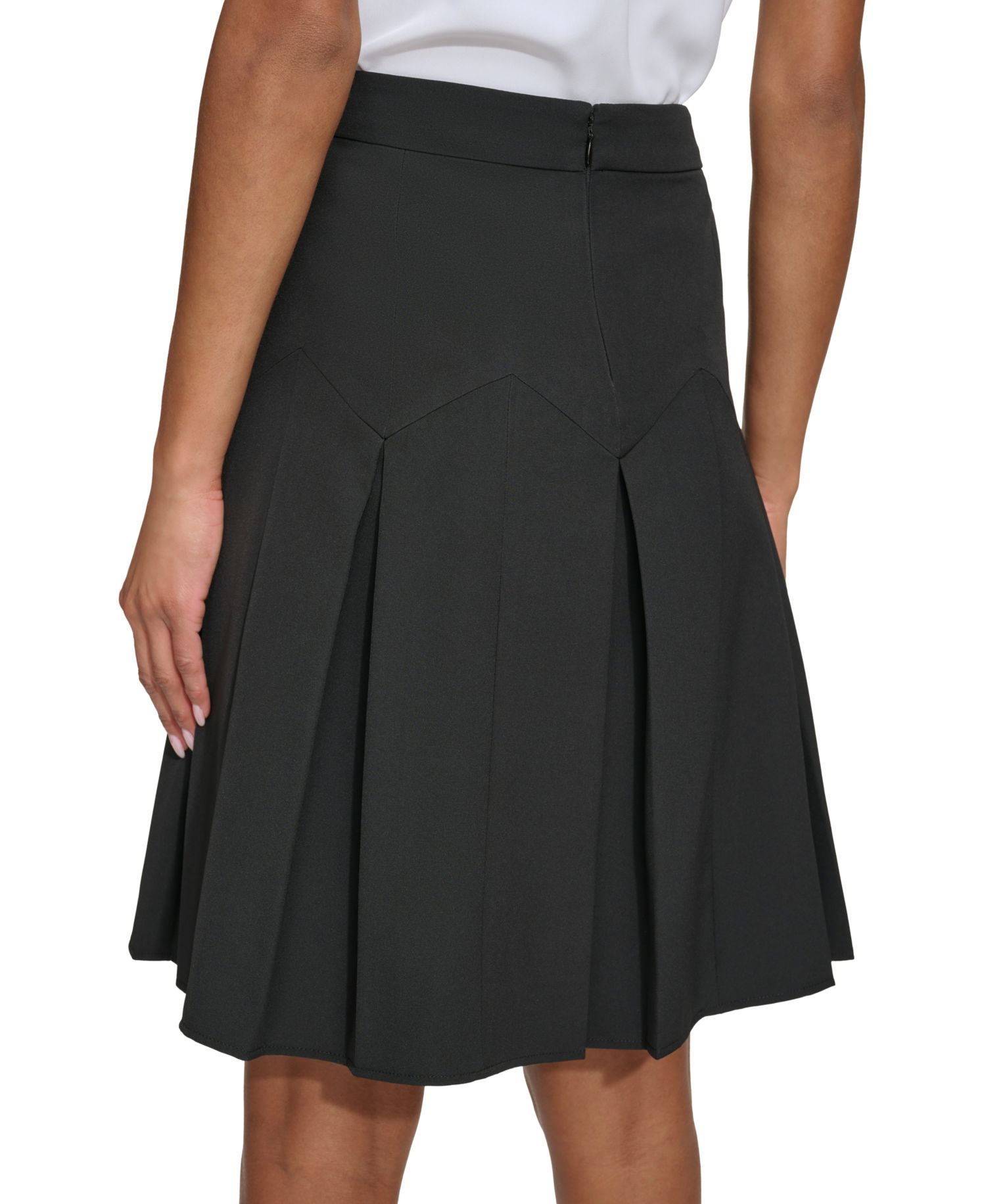 Karl Lagerfeld Petite Pleated Skirt