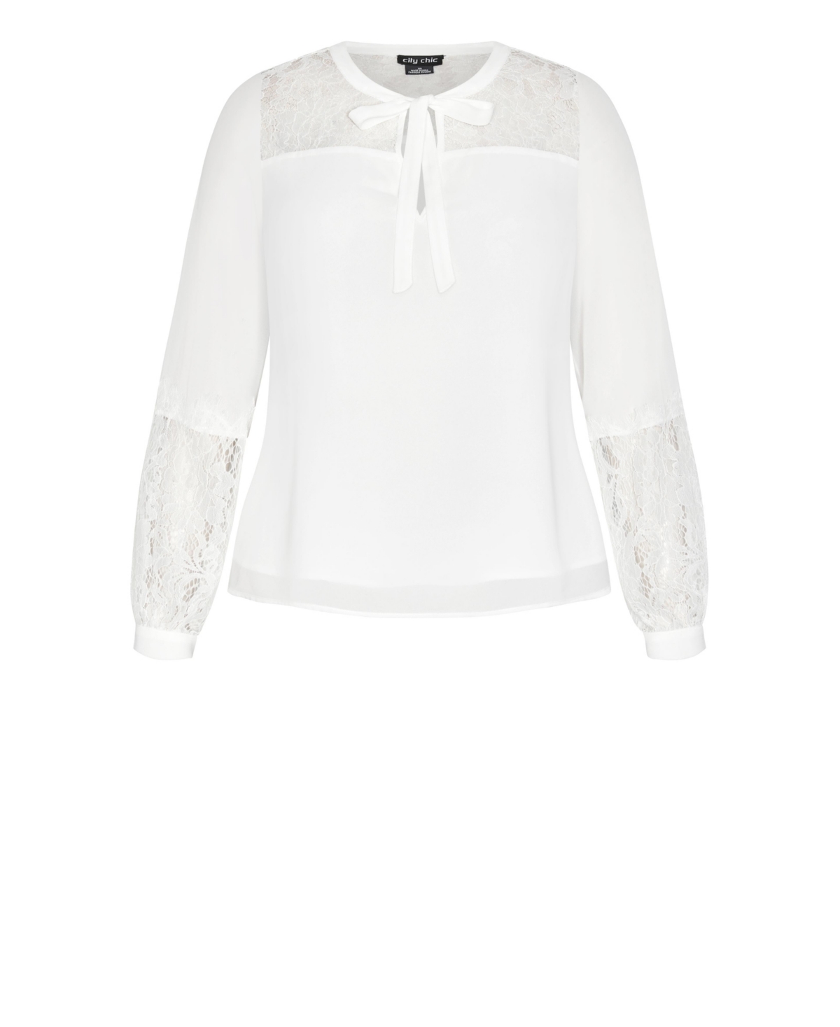 Plus Size Mysterious Lace Top