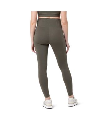 Maternity Ripe Tempo Active Full Length Legging Khaki