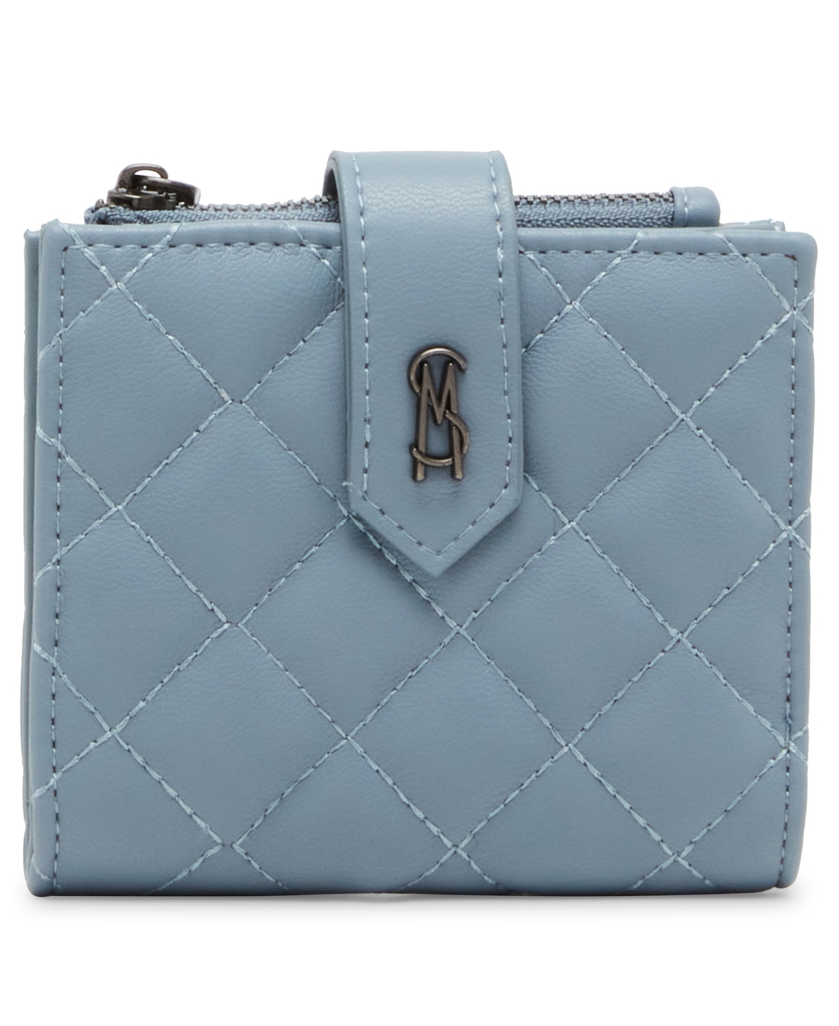 Shop Steve Madden Women's Jem Bifold Wallet In Light Blue