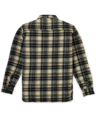 Men's Spliced Long Sleeves Overshirt