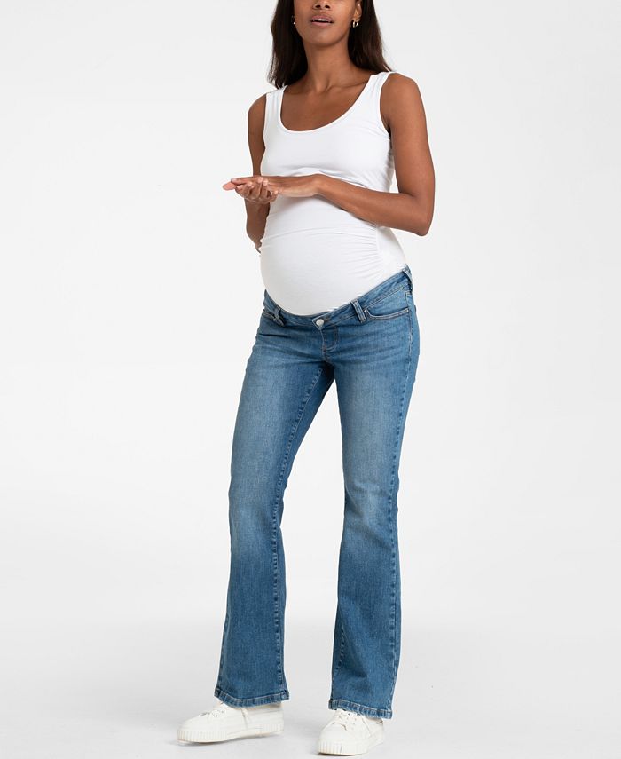 Seraphine Women's Maternity Cotton Bootcut Maternity Jeans Macy's