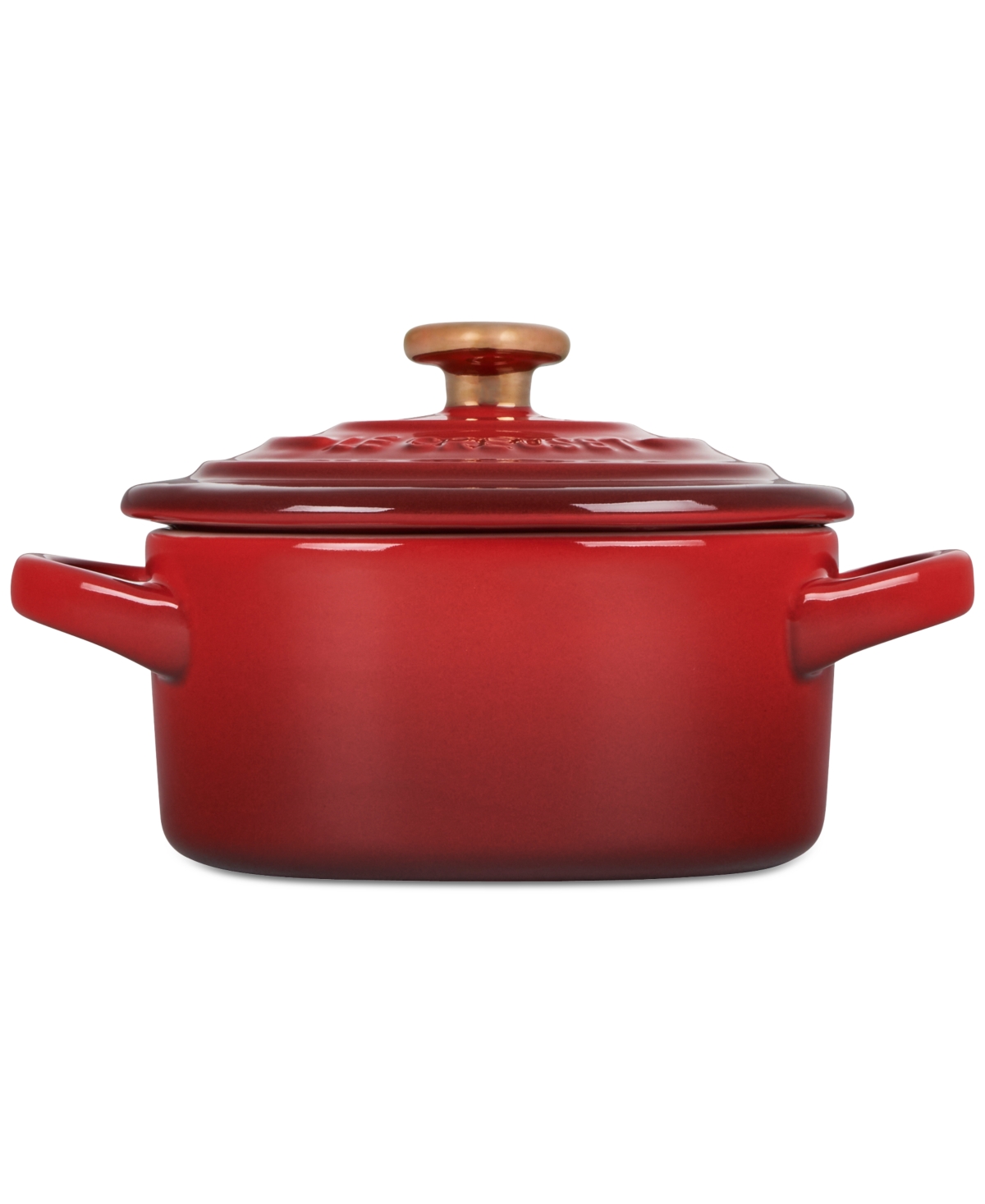 Le Creuset Mini Round Stoneware Cocotte In White