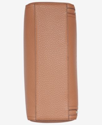 Garnet Triple Compartment Top Zipper Satchel