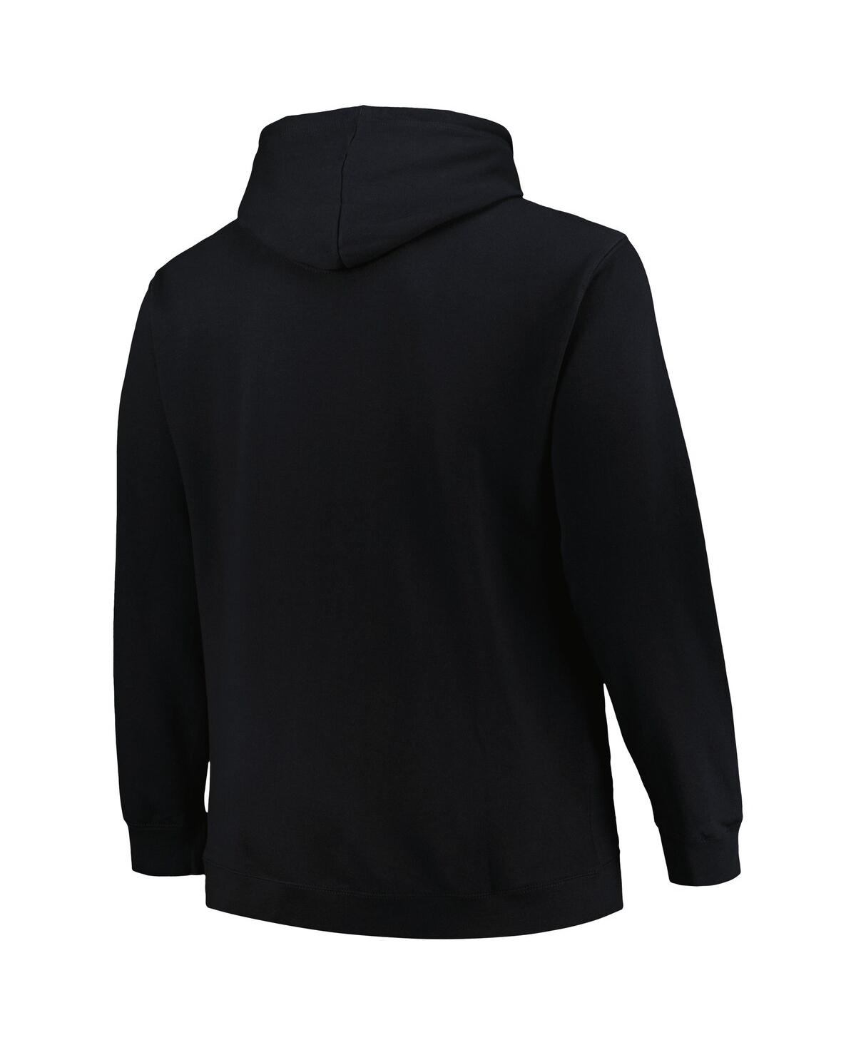 Profile Men's  Black Boston Bruins Big And Tall Arch Over Logo Pullover Hoodie In Black