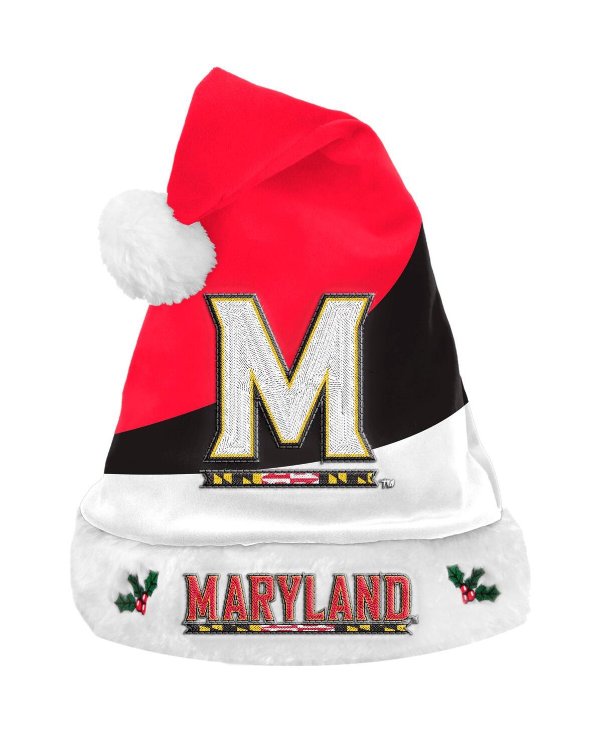 Foco Maryland Terrapins Colorblock Santa Hat In Multi