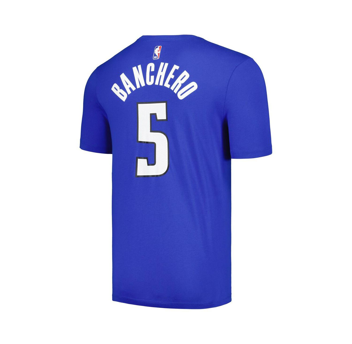 Men's Paolo Banchero Blue Orlando Magic 2022/23 Statement Edition Name and Number T-shirt