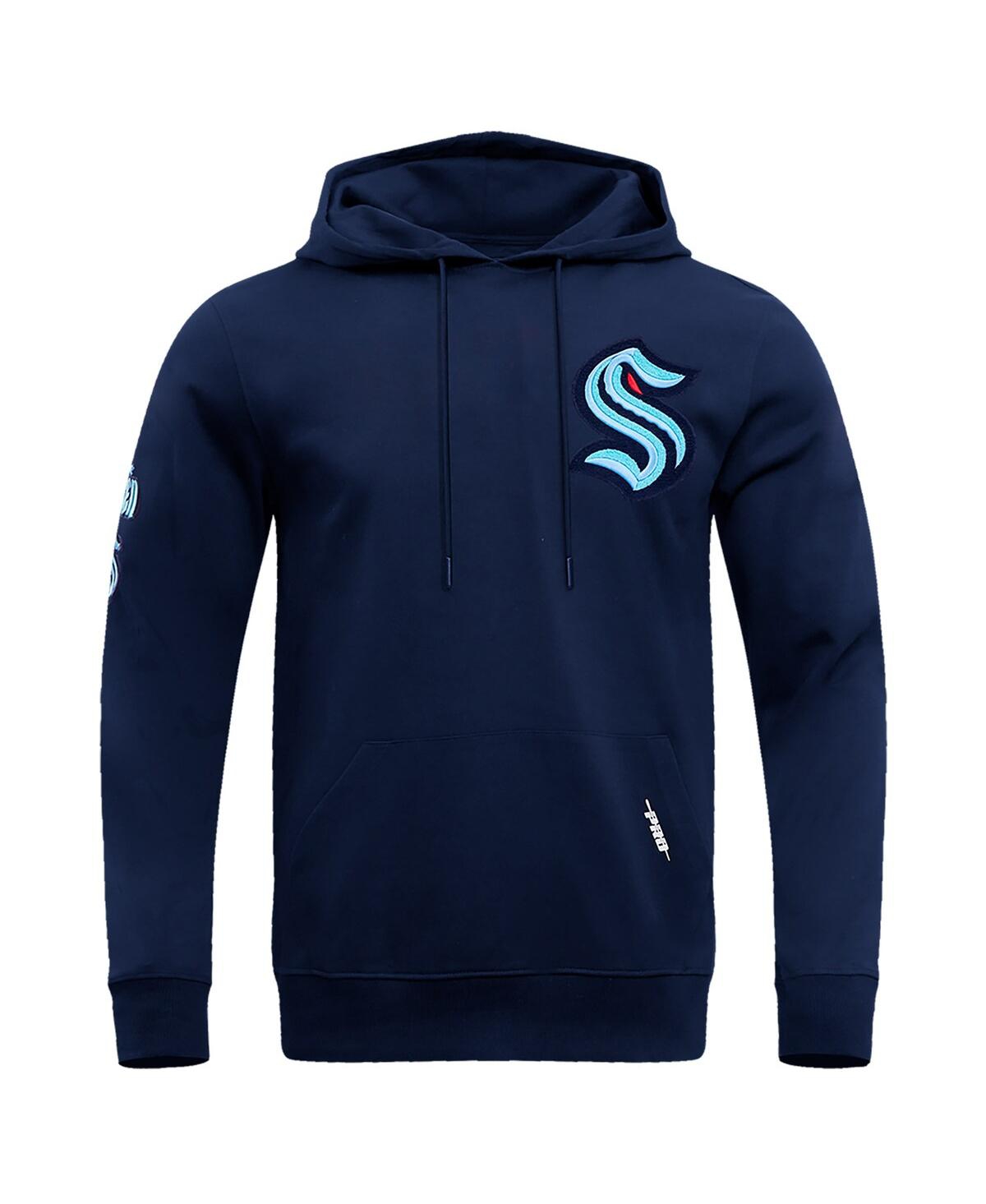 Pro Standard Men's  Navy Seattle Kraken Classic Pullover Hoodie In Navy
