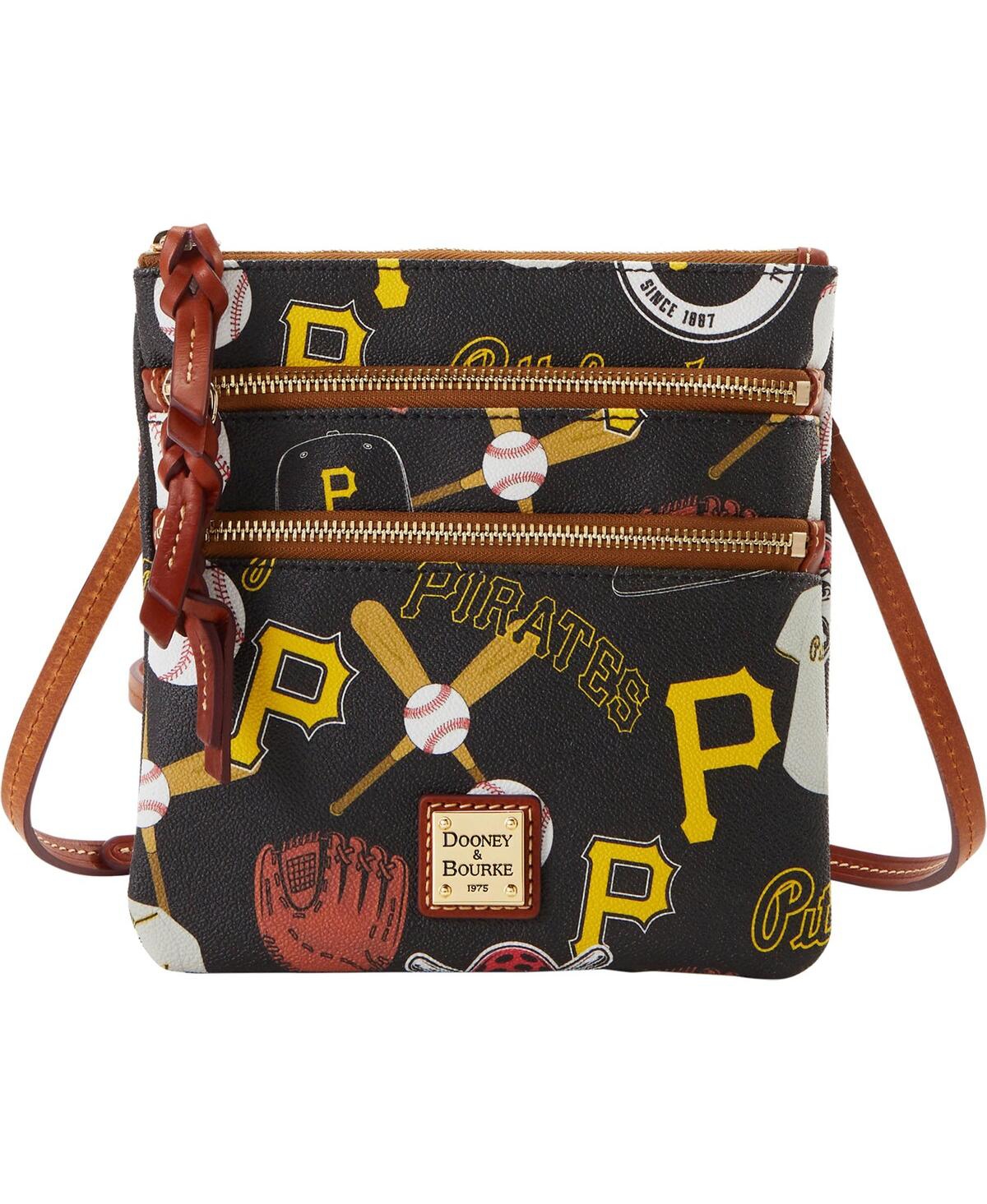 Women's Dooney & Bourke Pittsburgh Pirates Game Day Triple Zip Crossbody Purse - Multi