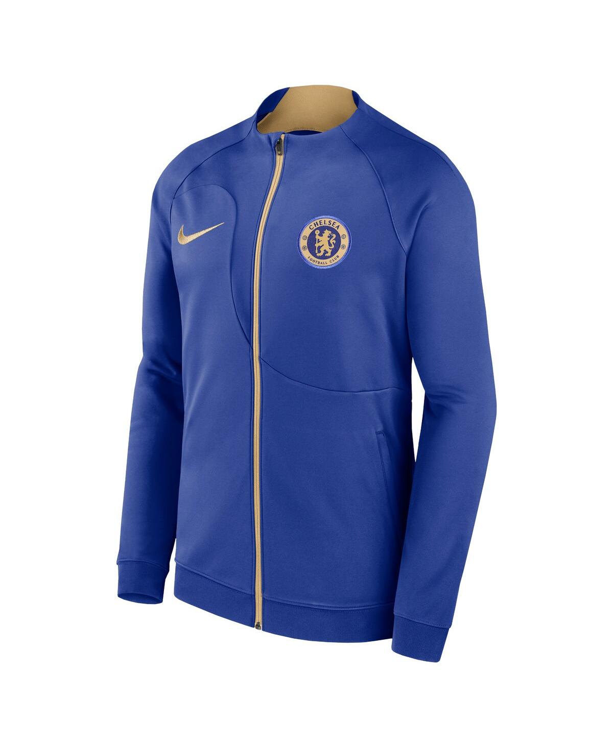 Shop Nike Big Boys  Blue Chelsea 2023/24 Academy Pro Anthem Raglan Performance Full-zip Jacket