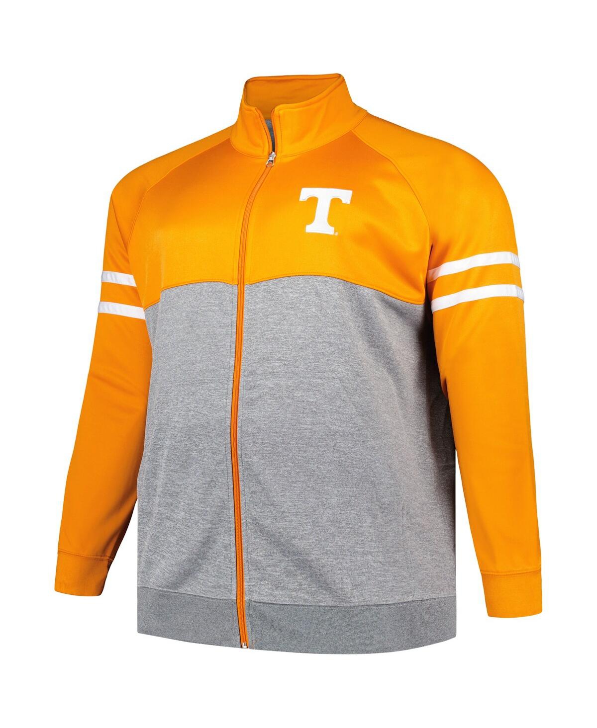 Shop Profile Men's  Tennessee Orange Tennessee Volunteers Big And Tall Fleece Full-zip Jacket