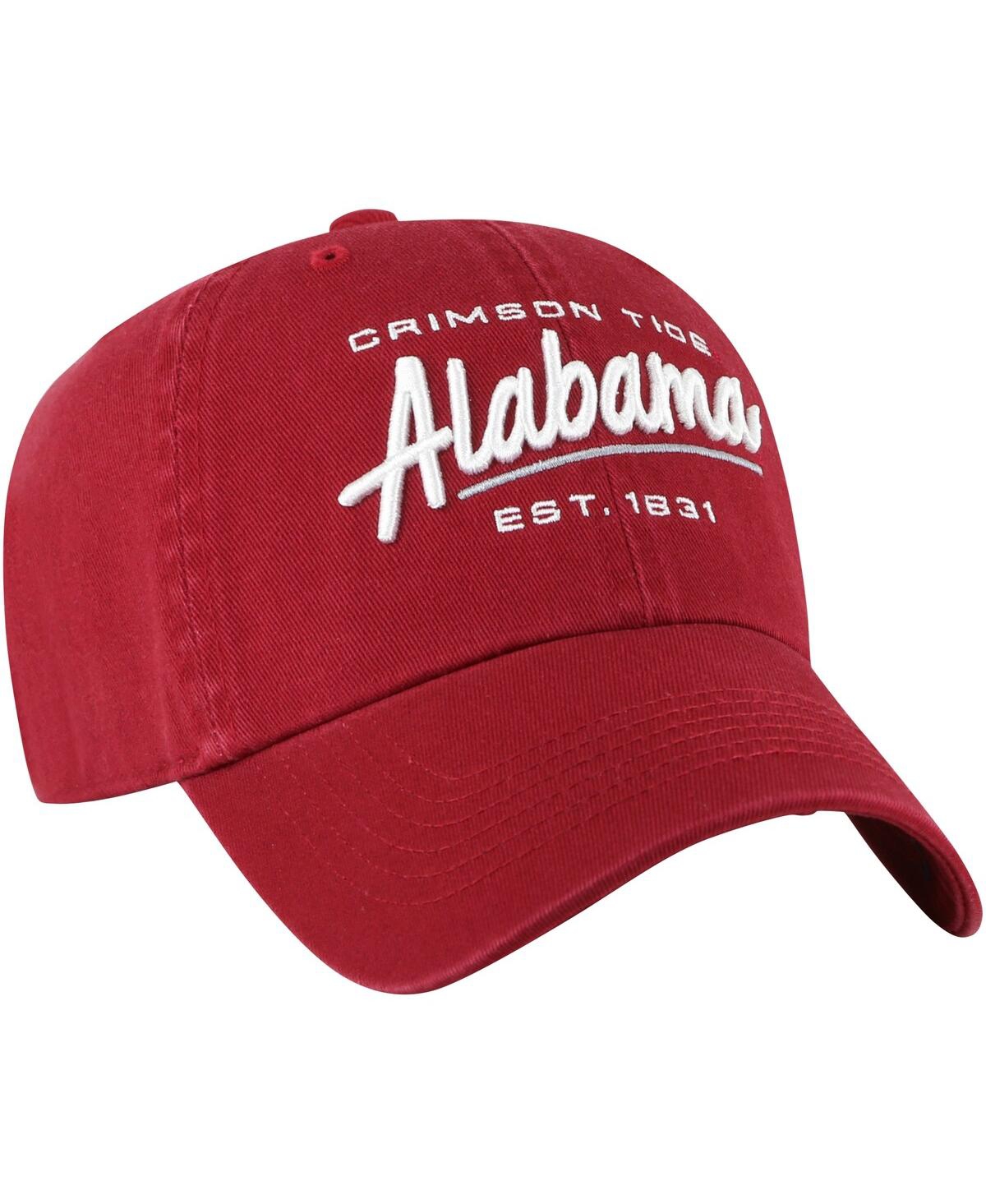 Shop 47 Brand Women's ' Crimson Alabama Crimson Tide Sidney Clean Up Adjustable Hat