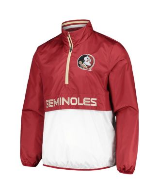 Men's Garnet Florida State Seminoles Cornerman&nbsp;Half-Zip Top